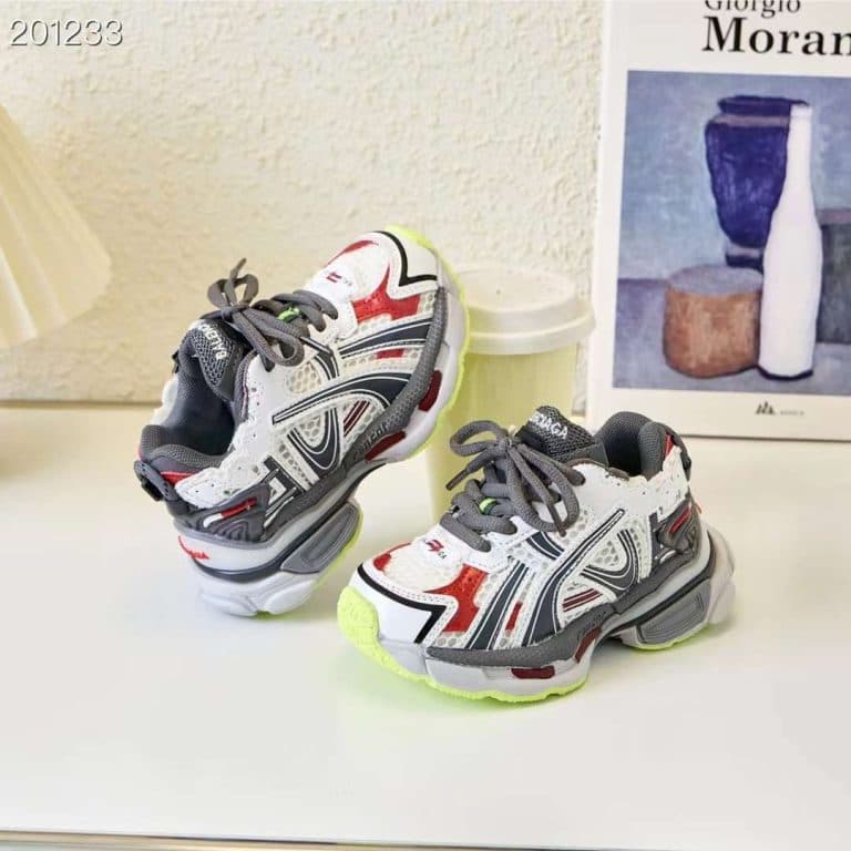 کتونی بچه گانه بالنسیاگا رانر طوسی Balenciaga Runner
