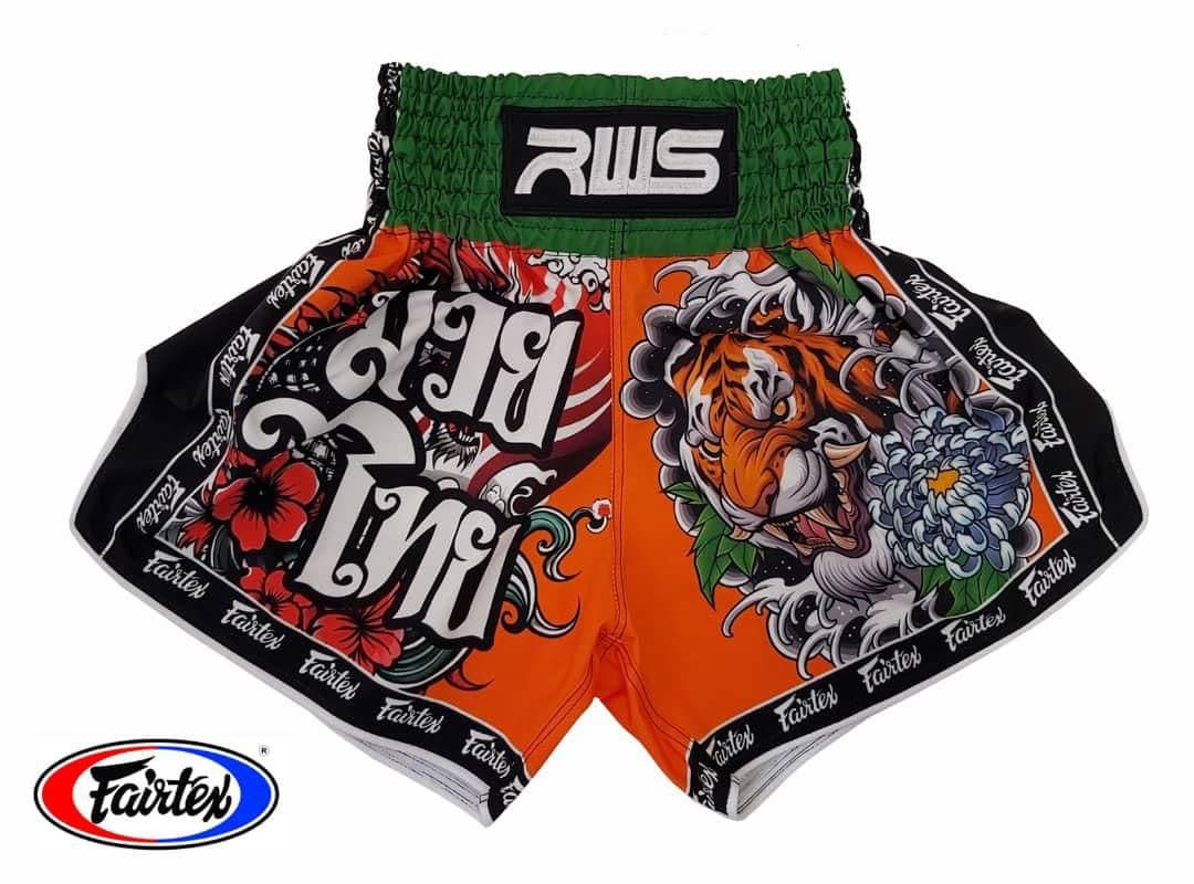 شورت مویتای و کیک بوکسینگ تایگر RWS فرتکس FAIRTEX