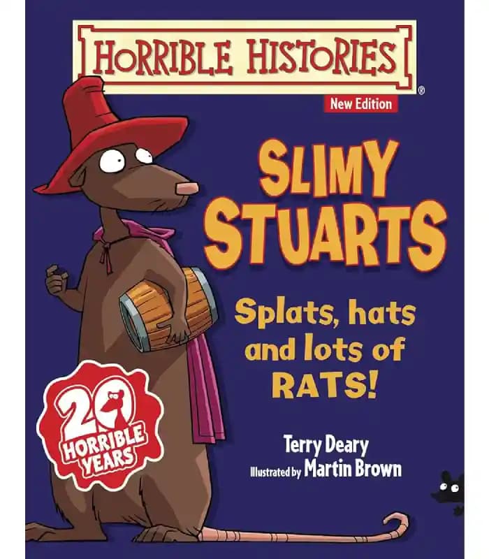 کتاب Horrible Histories: Slimy Stuarts (تاریخهای ترسناک: استوارتهای لزج) اثر تری دیری | نسخه انگلیسی PDF