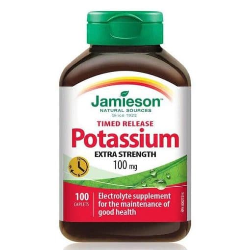 پتاسیوم جمیسون 100 میلی گرم 100 عدد Jamieson Potassium