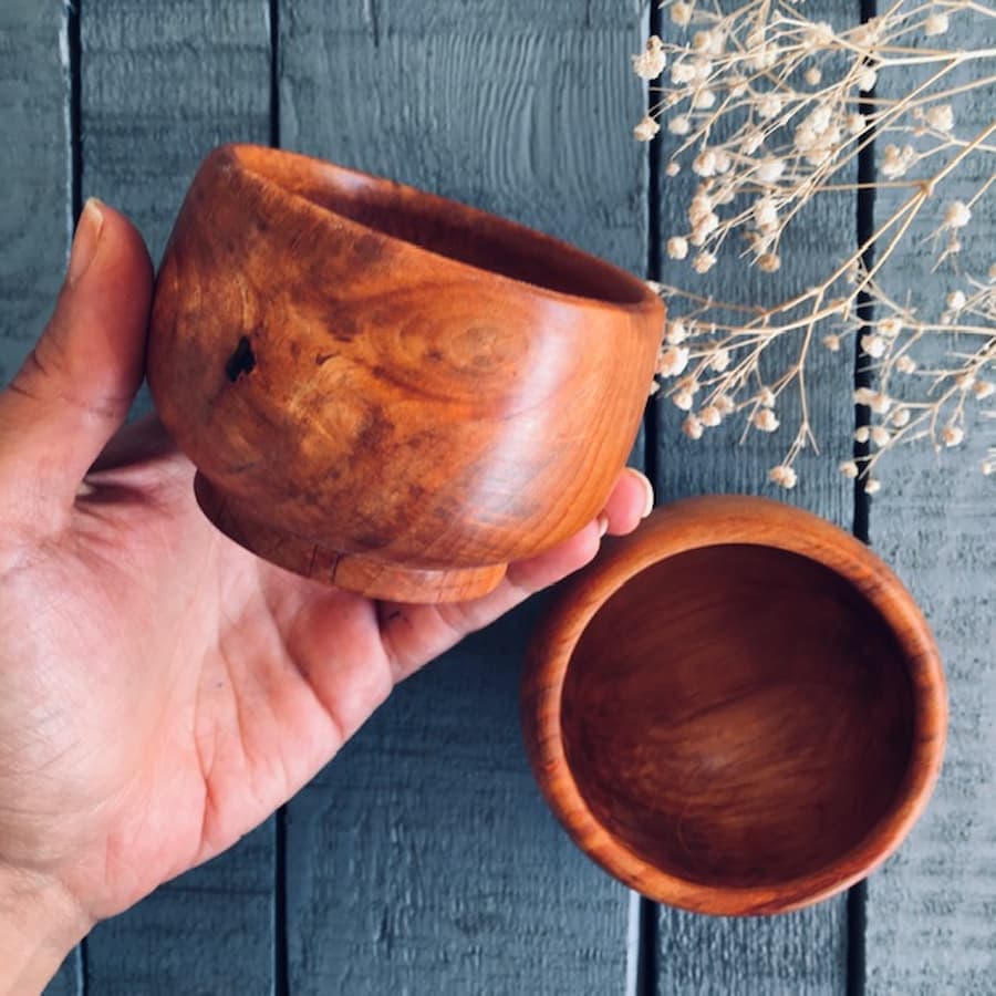 کاسه چوبی کد 373 — تصویر ۳