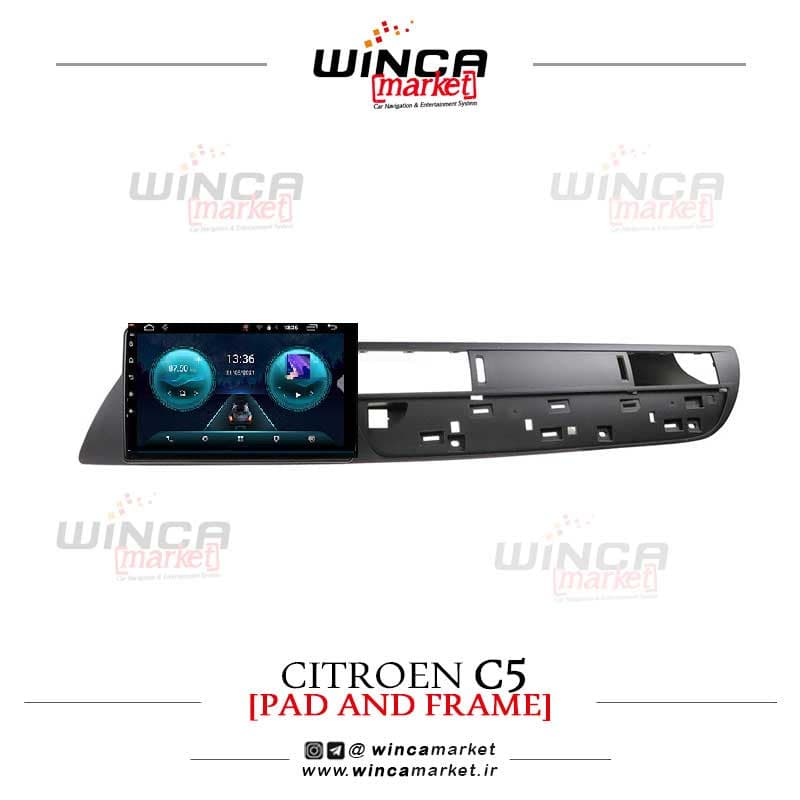مانیتور فابریک سیتروئن سی C5 سری اس S400 پلاس وینکا WINCA مدل RS855