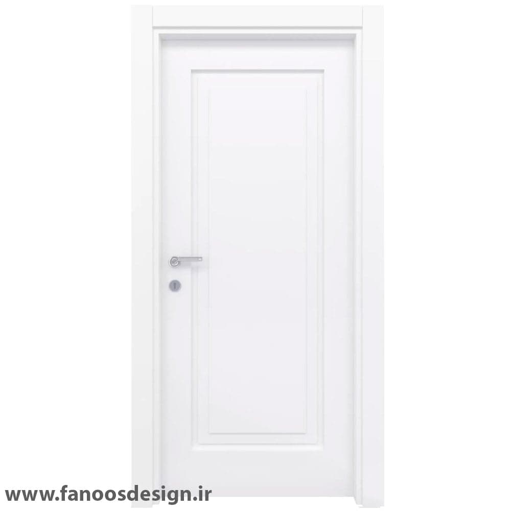 درب MDF مینیمال سفید CNC اتاق خواب کد 30523