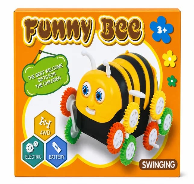 زنبور اسباب بازی حرکتی Funny Bee مدل No.1258