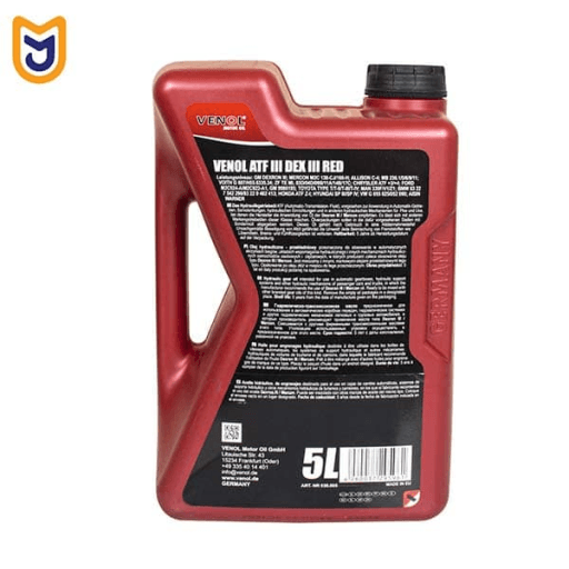 روغن هیدرو لیک VENOL ATF III G پنج لیتری — تصویر ۲