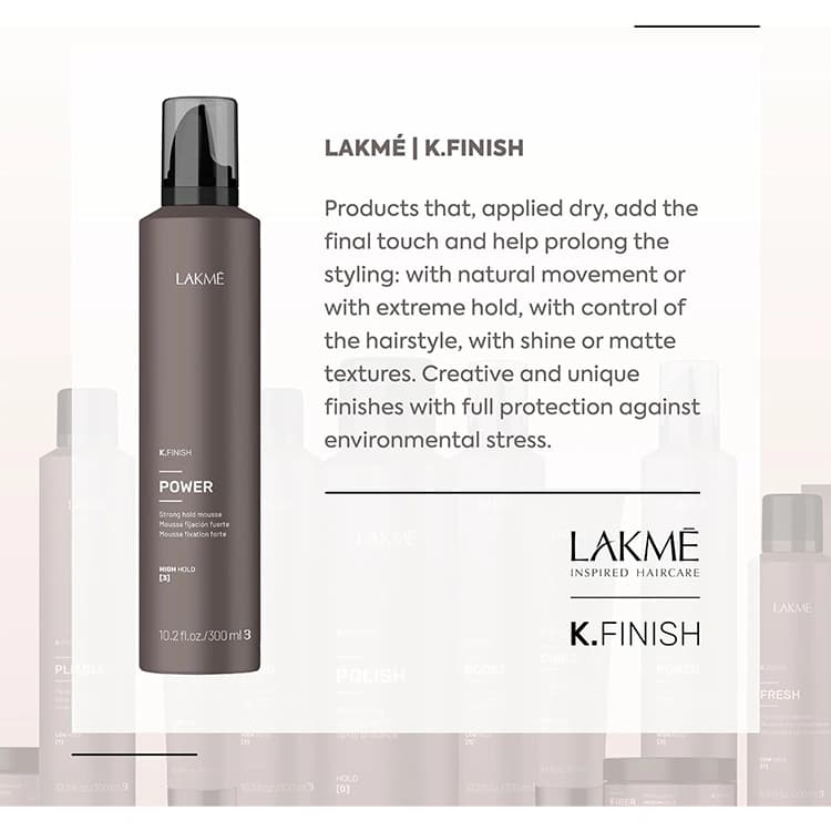 موس مو Lakme مدل K.Finish Power حجم 300 میلی لیتر — تصویر ۳
