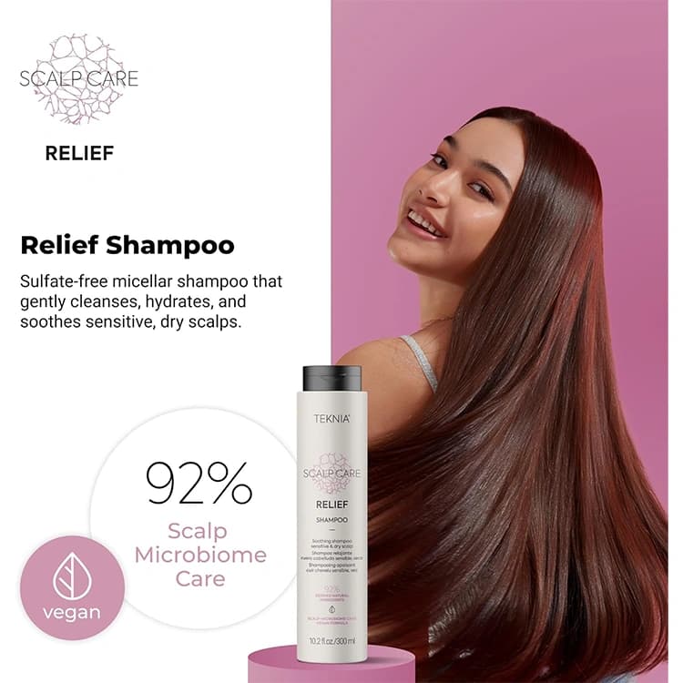 شامپو Lakme مدل Teknia Scalp Care Relief حجم 300 میلی لیتر — تصویر ۷