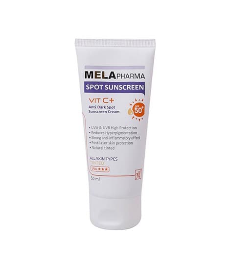 کرم ضد آفتاب ضد لک رنگی SPF50 ملافارما مای فارما 50 میلی لیتر — تصویر ۲