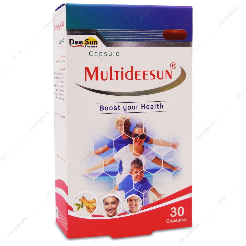 کپسول مولتی دیسان Multideesun دی سان فارما 30 عددی