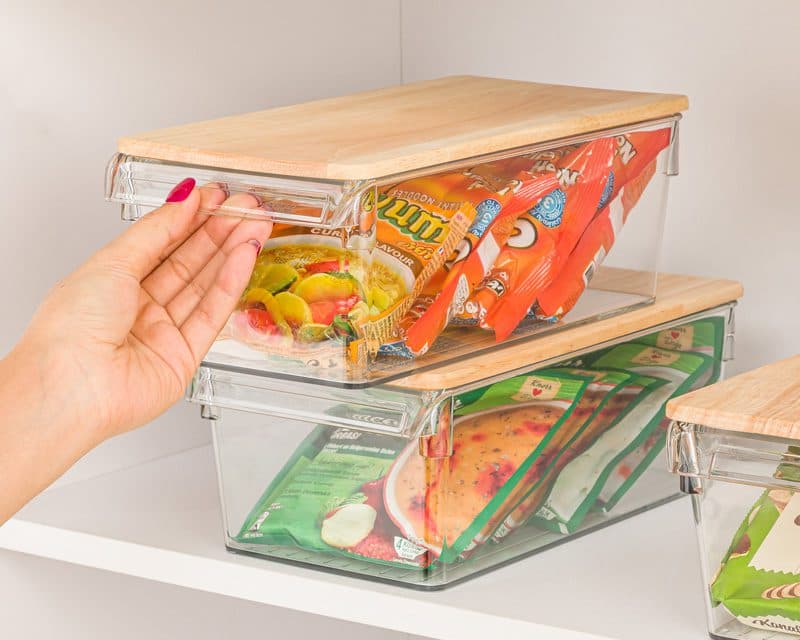 نظم دهنده 3 لیتری در چوبی لیمون کد 2204 — تصویر ۲