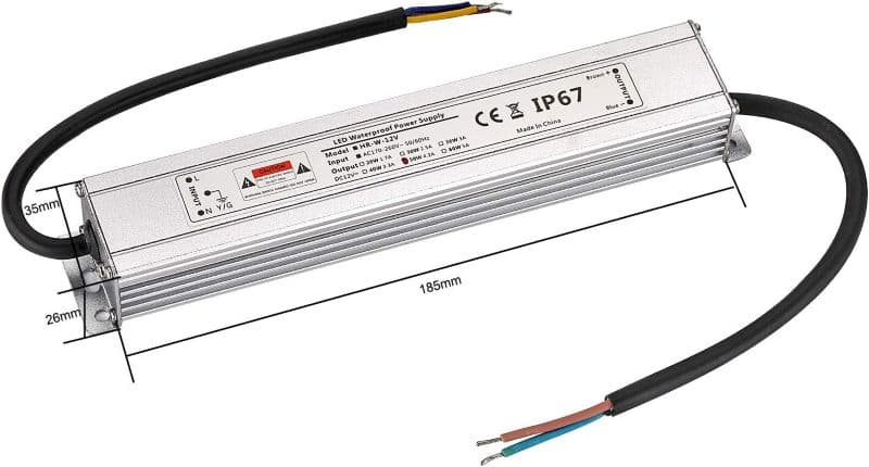 درایو LED CPROSP، 12 ولت 50 وات، 4.16 آمپر، IP67 ضد آب — تصویر ۶