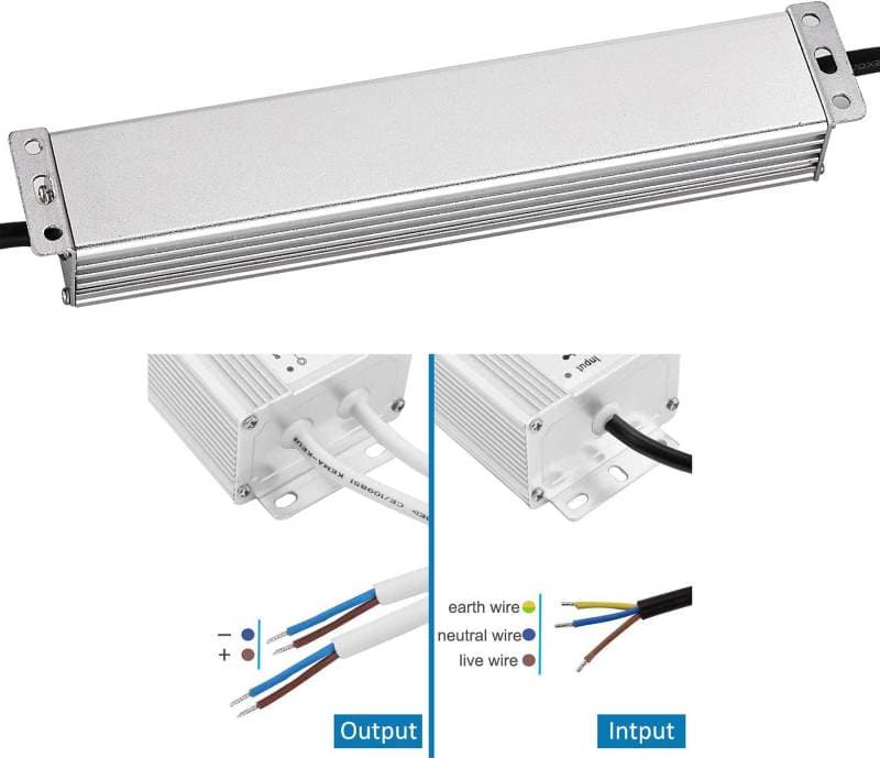 درایو LED CPROSP، 12 ولت 50 وات، 4.16 آمپر، IP67 ضد آب — تصویر ۳