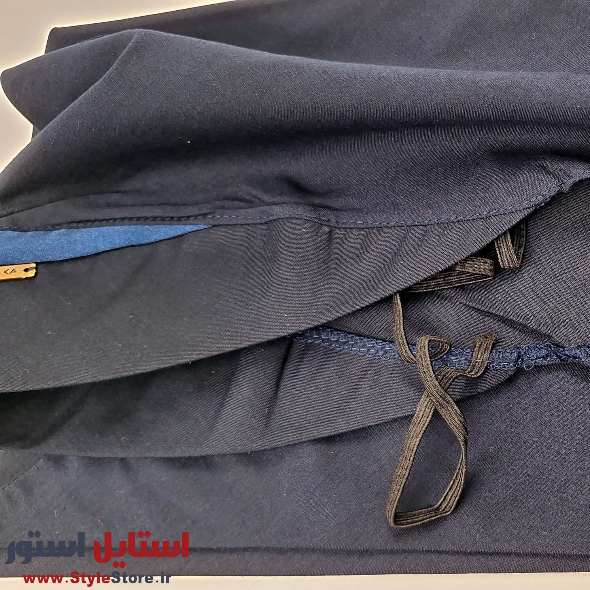 مقنعه تل دار سیلکا مدل بروجرد کد SI-85 — تصویر ۳
