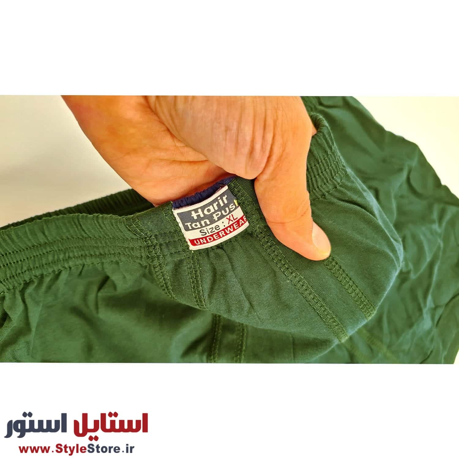 شورت مردانه پادار حریر تن پوش – 3 عددی — تصویر ۲
