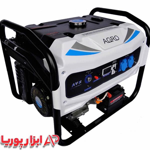 موتور برق بنزینی استارتی سری B6.5 کیلووات AG8000E-B اگرو