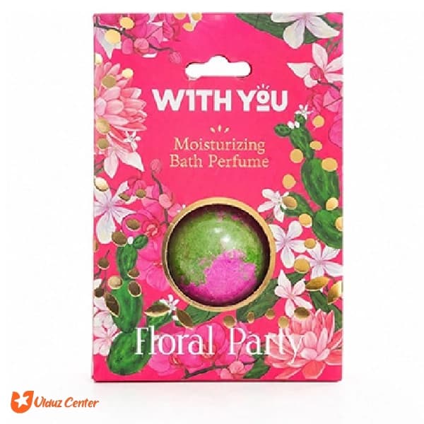 بمب حمام ویت یو رطوبت رسان پوست با رایحه Floral Party وزن 50 گرم