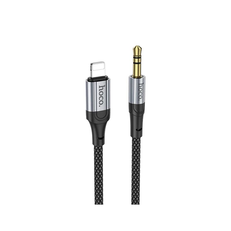کابل تبدیل لایتنینگ به جک 3.5 میلی متری هوکو مدل UPA26 طول 1 متر کد 9342