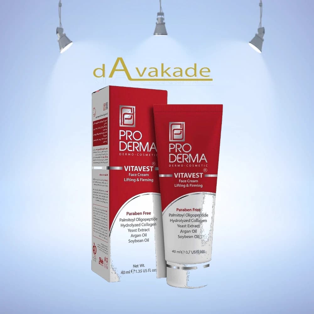 کرم لیفتینگ و سفت کننده صورت ویتاوست پرودرما PRODERMA