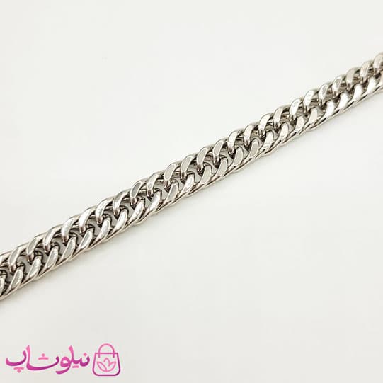 دستبند ژوپینگ زنانه کارتیه نقره ای 20 سانت 7 میل کد 4891 — تصویر ۲