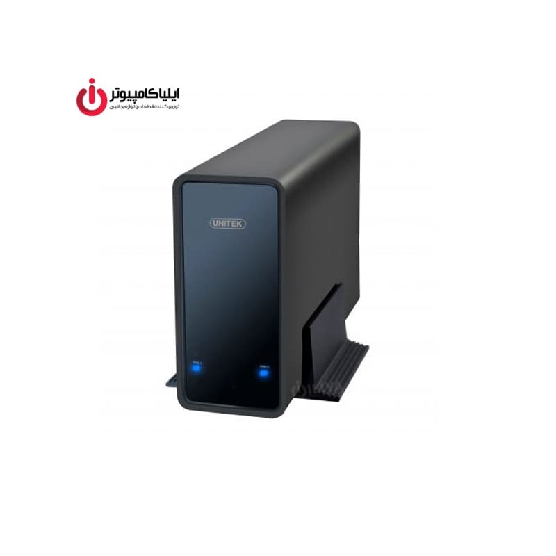 باکس هارددیسک 2.5 اینچی اتصال USB3.1 Type-C یونیتک مدل Y-3364 با قابلیت RAID