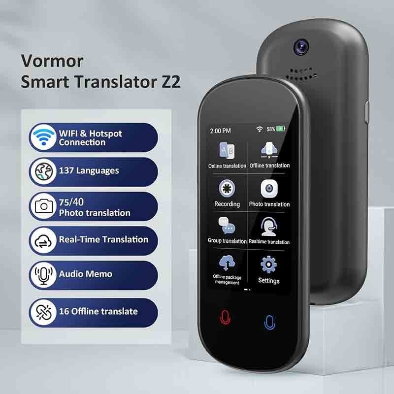 دستگاه مترجم زبان Vormor مدل Z2 کد M10280 — تصویر ۷