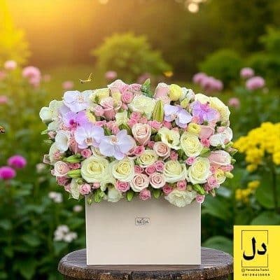 ارسال گل طبیعی برای دفتر تهران شرکت ایران آروین