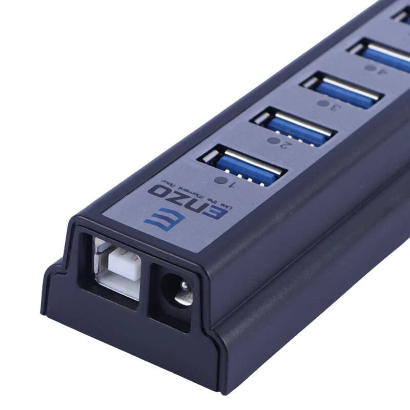 هاب 10 پورت USB انزو UH-10A — تصویر ۴
