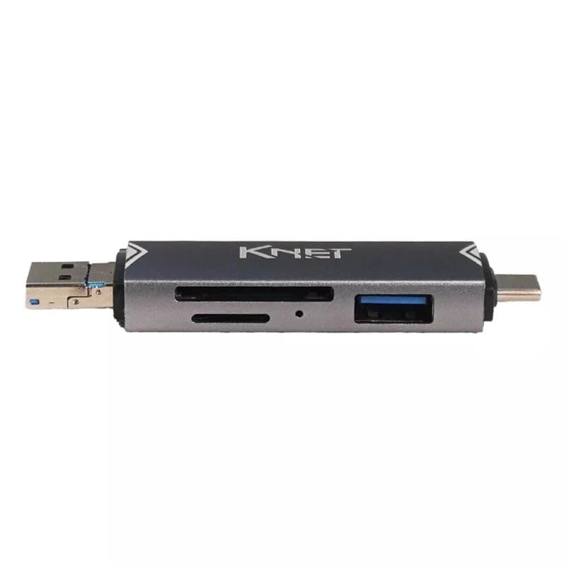 رم ریدر همه کاره کی نت K-RC30 OTG MicroUSB / Type-C — تصویر ۷