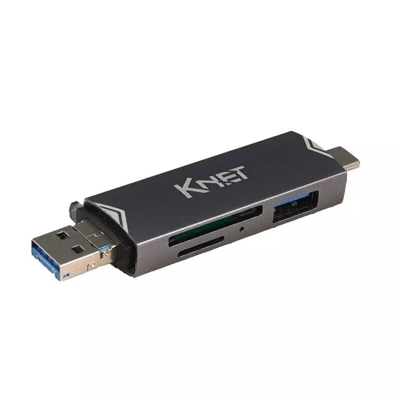 رم ریدر همه کاره کی نت K-RC30 OTG MicroUSB / Type-C — تصویر ۳
