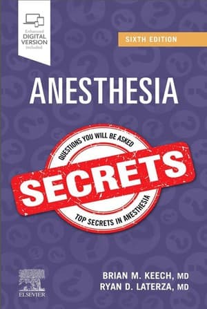 دانلود کتاب Anesthesia Secrets 6th Edition — تصویر ۲