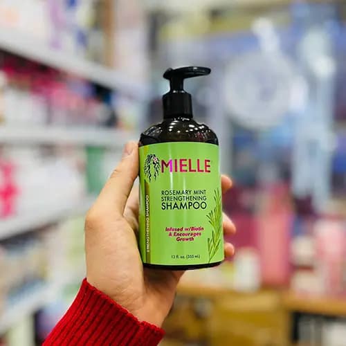شامپو رزماری و نعناع میله Mielle (تقویت کننده و ضد ریزش مو ارگانیک) اصل آمریکا — تصویر ۲