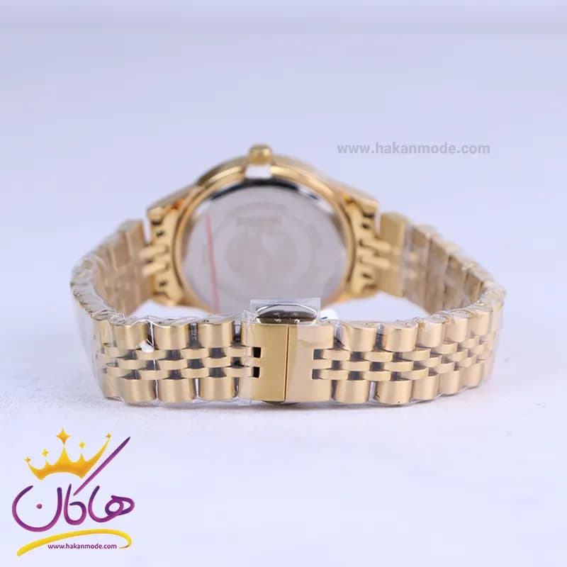 ساعت مچی سیکو زنانه فلزی طلایی صفحه سبز GN 059/24 — تصویر ۳