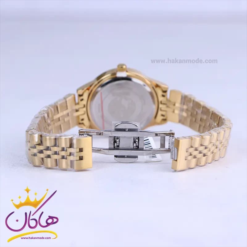 ساعت مچی سیکو زنانه فلزی طلایی صفحه سبز GN 059/24 — تصویر ۲