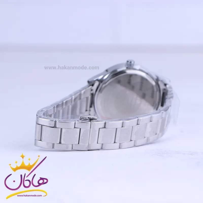 ساعت مچی سیکو مردانه فلزی نقره ای صفحه آبی OS 9/8 — تصویر ۳