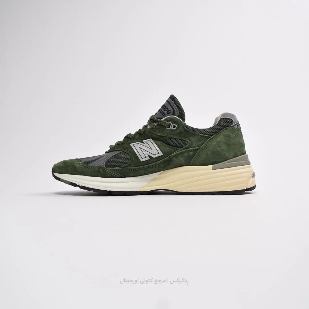 کتونی New Balance مدل 991v2 Made in UK Kombu – U991GR2 — تصویر ۲