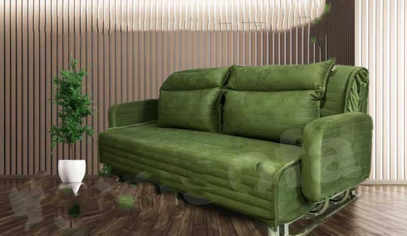 مبل تخت خواب شو دو نفره کاپری دسته دار ۱۶۵ سانتی متر