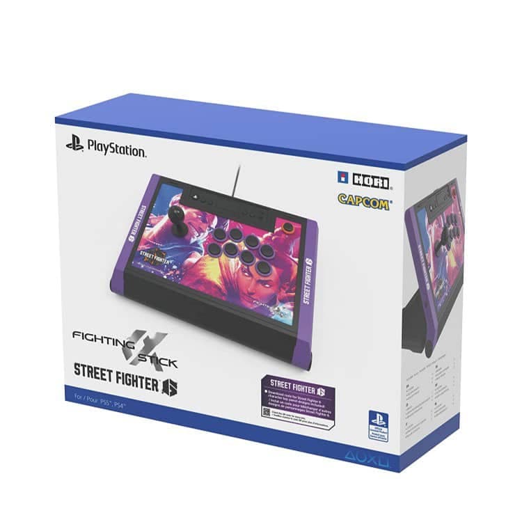 گیم پد HORI Fighting Stick Alpha طرح Street Fighter Edition – مخصوص PS5 — تصویر ۵