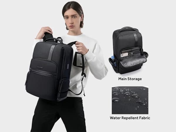 کوله پشتی مسافرتی ضد آب یو اس بی دار لپ تاپ 15.6 اینچ بنج Bange BG-2603 — تصویر ۲