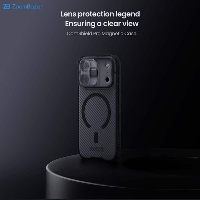 قاب نیلکین مدل CamShield Pro Magnetic Clear version مناسب برای گوشی موبایل اپل iPhone 17 Pro — تصویر ۶