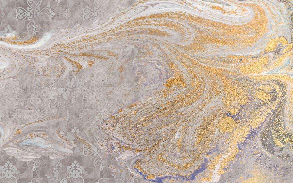 پوستر دیواری پتینه، طرح ابروبادی و کاشی کاری PA0127 — تصویر ۲