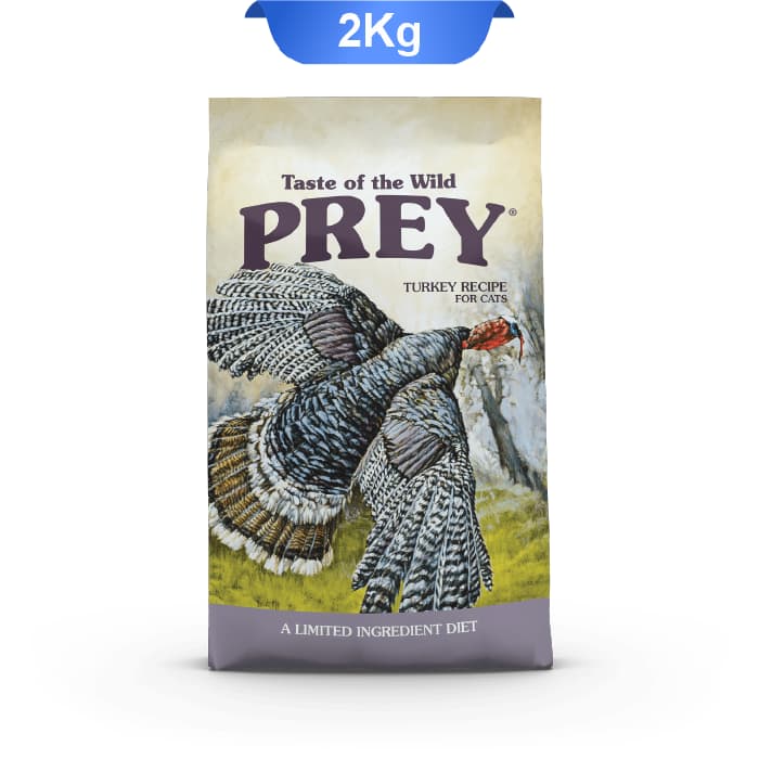 غذا خشک گربه تیست آف د وایلد پری طعم بوقلمون وزن 2.7 کیلوگرم Taste of the Wild Prey Turkey