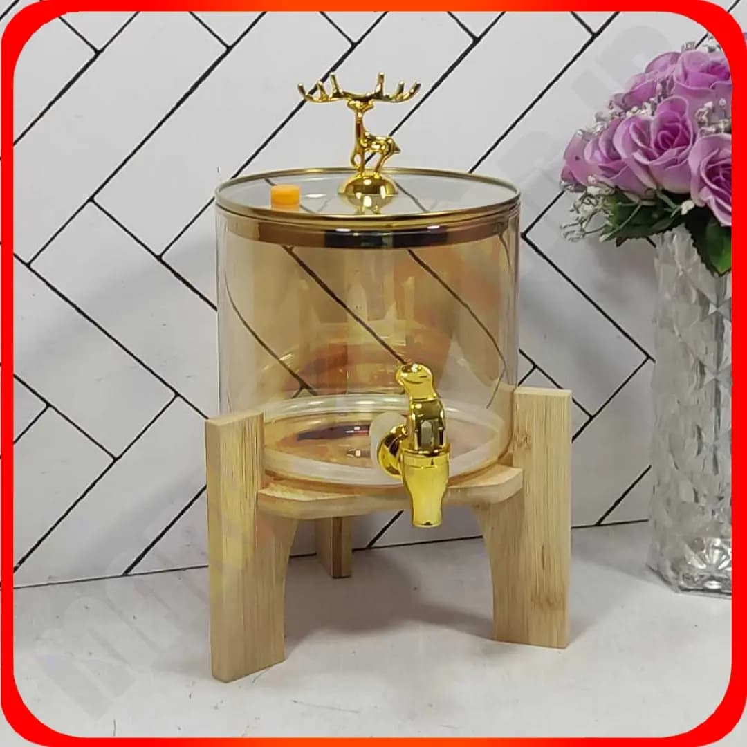 کلمن شیشه ای پایه جوبی 2.6 لیتر زومبا