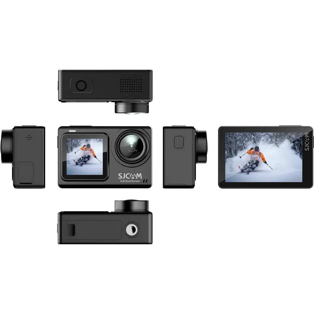 دوربین اکشن ورزشی SJCAM SJ8 Dual Screen مشکی — تصویر ۳