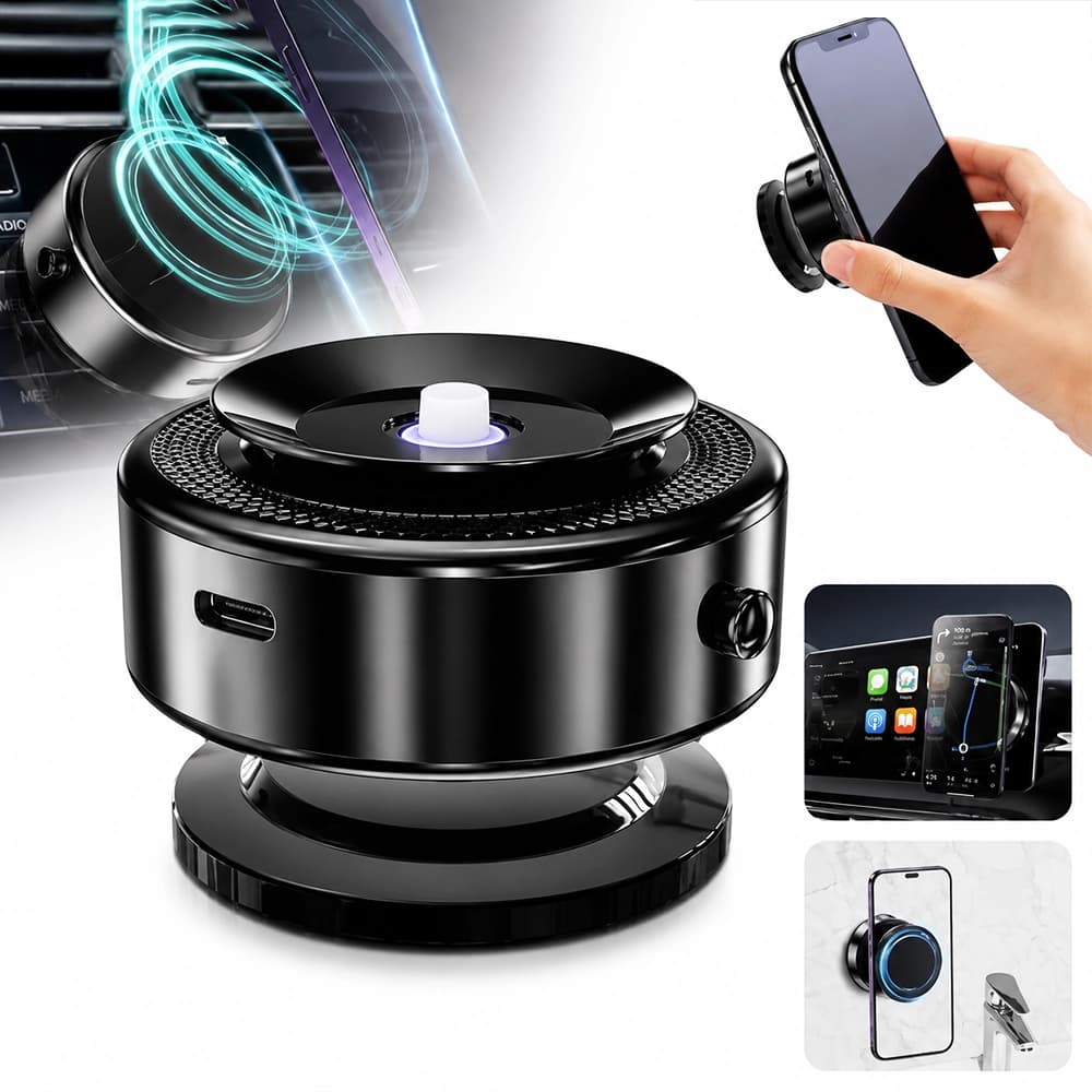 هولدر مگنتی گوشی موبایل Vacuum holder m12 — تصویر ۴