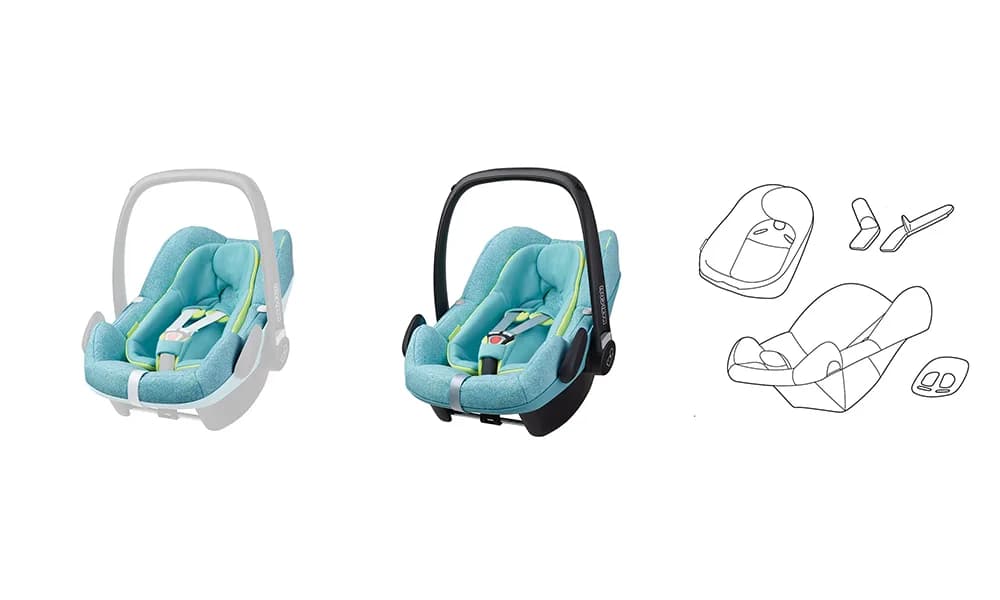 کریرمکسی کوزی مدل پبل پلاس طوسی Maxi-Cosi Pebble+ Grey کد کالا: 79879540 — تصویر ۲