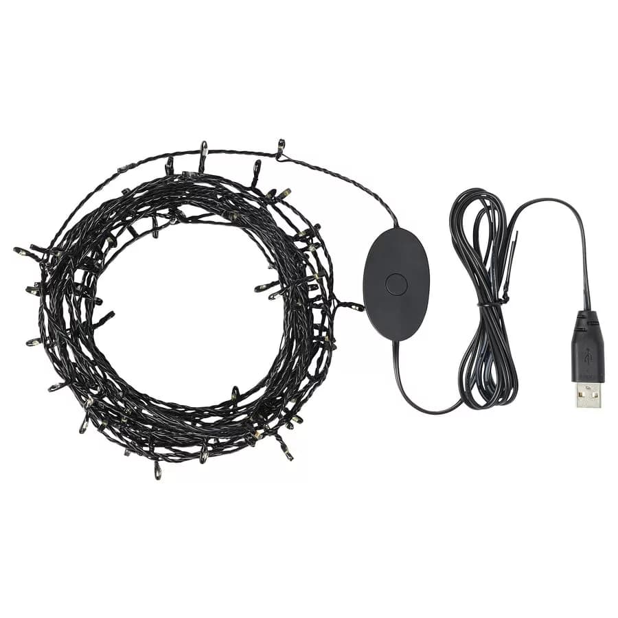 چراغ ریسه ای LED ایکیا مدل STRALA کد 205.631.93 طول 7.5 متر