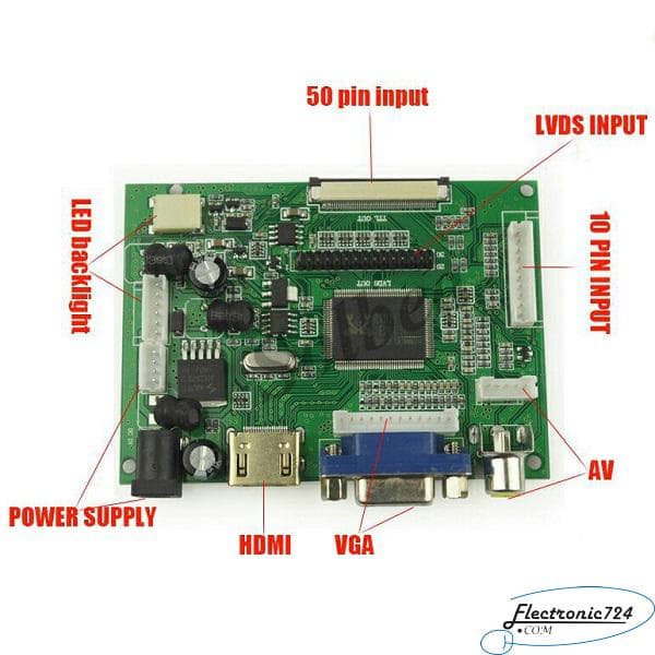 نمایشگر ال سی دی LCD 10.1 inch Without Touch — تصویر ۶