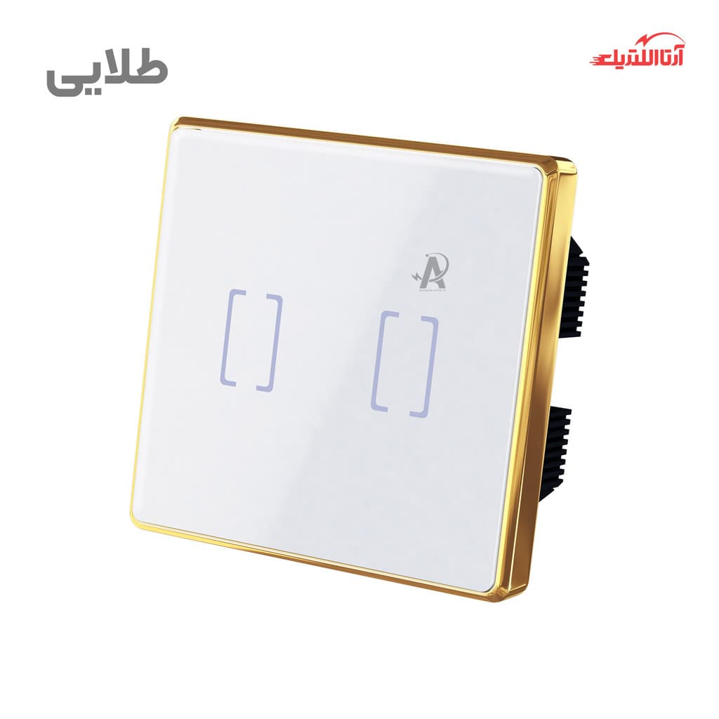 کلید لمسی دو پل مایا سری اریس کلاسیک مدل MT2EF11 — تصویر ۵
