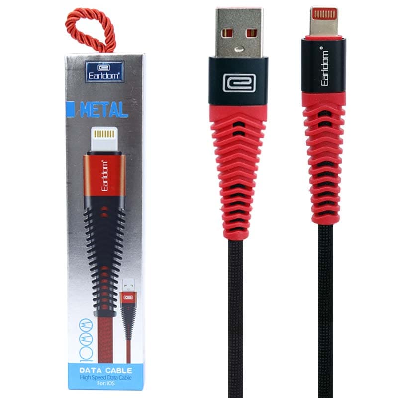 کابل شارژ لایتنینگ ارلدام مدل EC-060i اورجینال — تصویر ۲