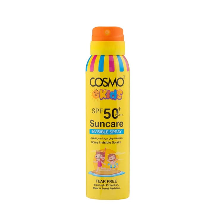 اسپری ضد آفتاب کودک بی رنگ ( SPF 50) 150میل کازمو – SUN CARE